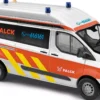 BUSCH 52515 Ford Transit Custom Bj. 12 Rettungsdienst | Blaulichtmodell 1:87