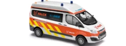 BUSCH 52515 Ford Transit Custom Bj. 12 Rettungsdienst | Blaulichtmodell 1:87