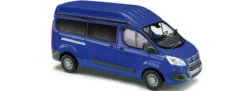 BUSCH 52501 Ford Transit Custom Hochdach Bus blau Automodell 1:87