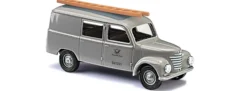 BUSCH 8666 Framo Halbbus graue Post | Modellauto 1:120