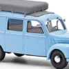 BUSCH 51287 Framo V901/2 Halbbus + Dachgarten hellblau | Modellauto 1:87
