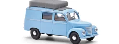 BUSCH 51287 Framo V901/2 Halbbus + Dachgarten hellblau | Modellauto 1:87