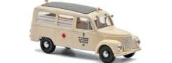 BUSCH 51266 Framo V901/2 Krankenwagen Rettungsamt Berlin | Blaulichtmodell 1:87