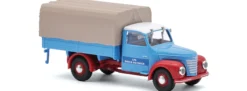 BUSCH 52361 Framo V901/2 Pritsche/Plane LPG Roter Oktober 1954 | LKW-Modell 1:87