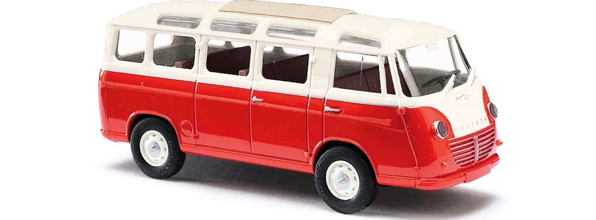 BUSCH 94150 Goliath Express Luxusbus rot/creme | Modellauto 1:87