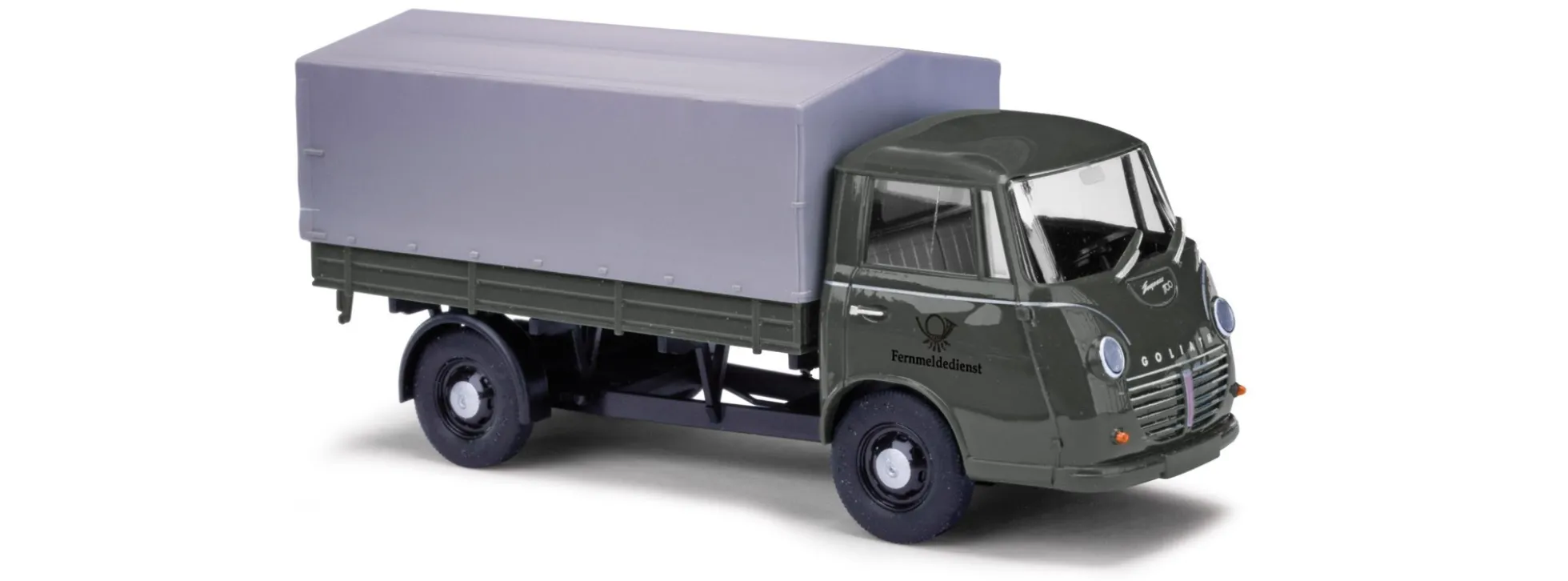 BUSCH 94219 Goliath Express 1100 Pritschenwagen Fernmeldedienst Automodell 1:87