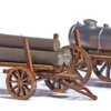 BUSCH 1386 Holzwagen 2 Stück LaserCut Bausatz Spur H0