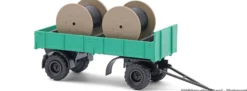 BUSCH 53329 IFA HL 80 Anhänger mit 2 Kabeltrommeln | Landwirtschaftsmodell 1:87