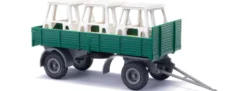 BUSCH 53323 IFA HL 80 mit Traktorkabinen ZT 300 | Anhänger Modell 1:87