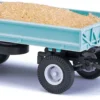 BUSCH 53016 IFA HW 60 Anhänger mit Sandladung | Landwirtschaftsmodell 1:87