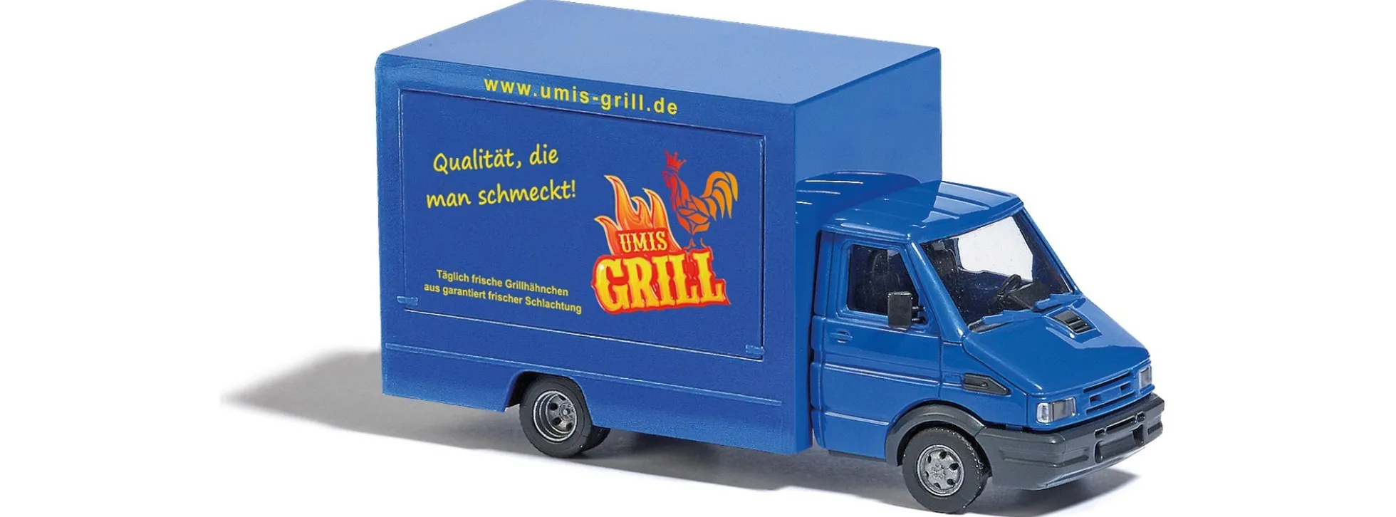 BUSCH 5420 Iveco Daily Grillwagen mit Zubehör Automodell Spur H0
