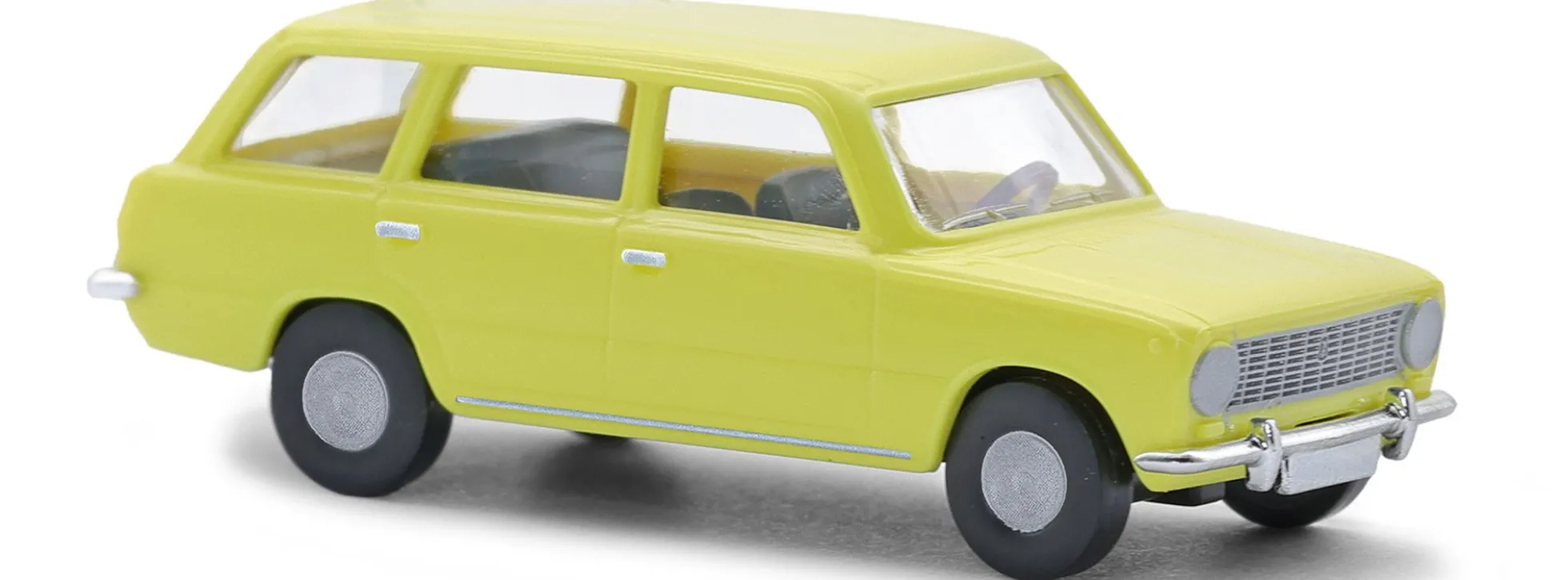 BUSCH 87051 Lada 1200 Kombi gelb | Modellauto 1:120