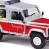 BUSCH 54312 Land Rover Defender 90 FW Saarlouis 1983 Blaulichtmodell 1:87