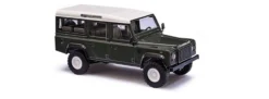 BUSCH 50301 Land Rover Defender grün Modellauto 1:87