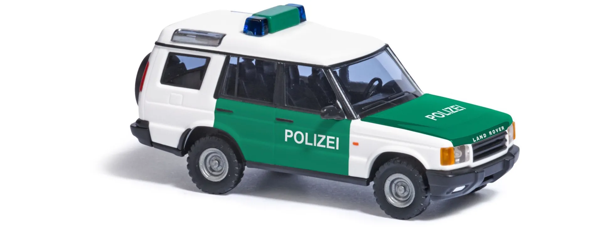 BUSCH 51911 Land Rover Discovery Serie II Polizei Blaulichtmodell 1:87