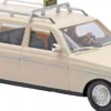 BUSCH 46818 MB E-Klasse W123 T-Modell Taxi | mit Fahrer | Modellauto 1:87