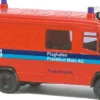 BUSCH 44302 MB 507 FW Rettungswagen Fraport Frankfurt 1989 | Blaulichtmodell 1:87