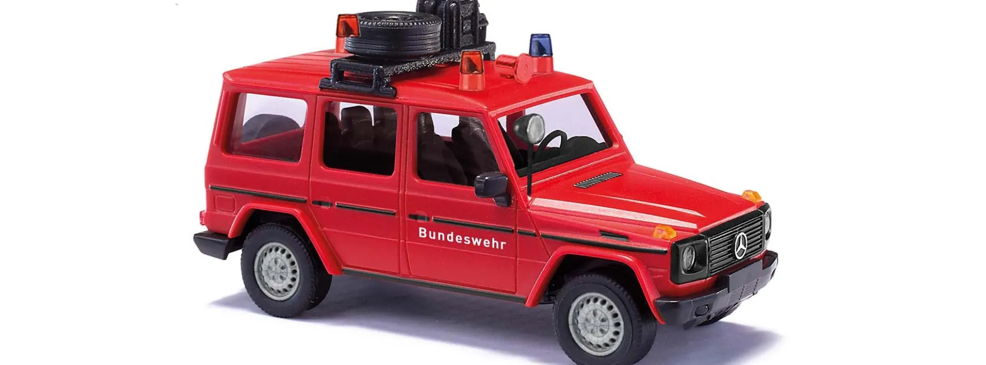 BUSCH 51439 MB G-Klasse 90 Feuerwehr Bundeswehr | Blaulichtmodell 1:87
