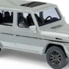 BUSCH 51477 MB G-Klasse 04 + Glasdach grau | Modellauto 1:87