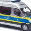 BUSCH 54057 MB Sprinter kurz Bus Polizei | Blaulichtmodell 1:87