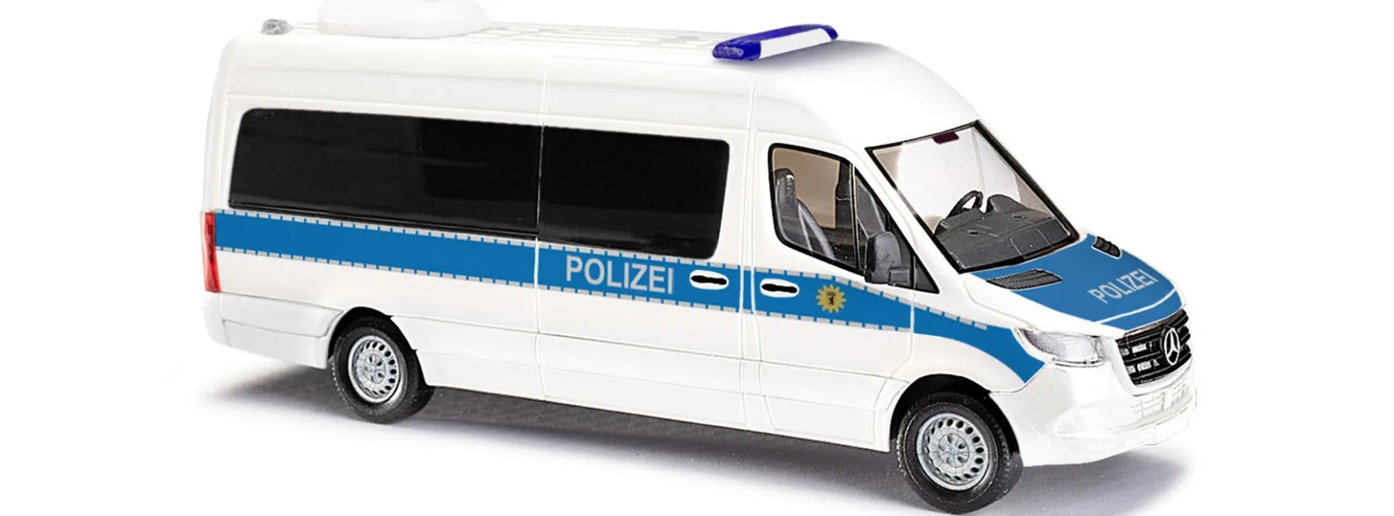 BUSCH 52638 MB Sprinter Mannschaftskraftwagen Polizei Berlin | Blaulichtmodell 1:87