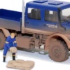 BUSCH 51083 MB Unimog U 5023 DoKa - THW Hochwasserschutz | MC-Vedes | Blaulichtmodell 1:87
