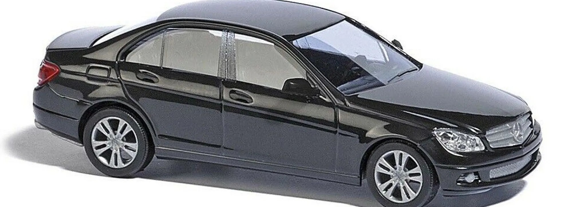BUSCH 89138 Mercedes-Benz C-Klasse Limousine W204 schwarz Automodell 1:87