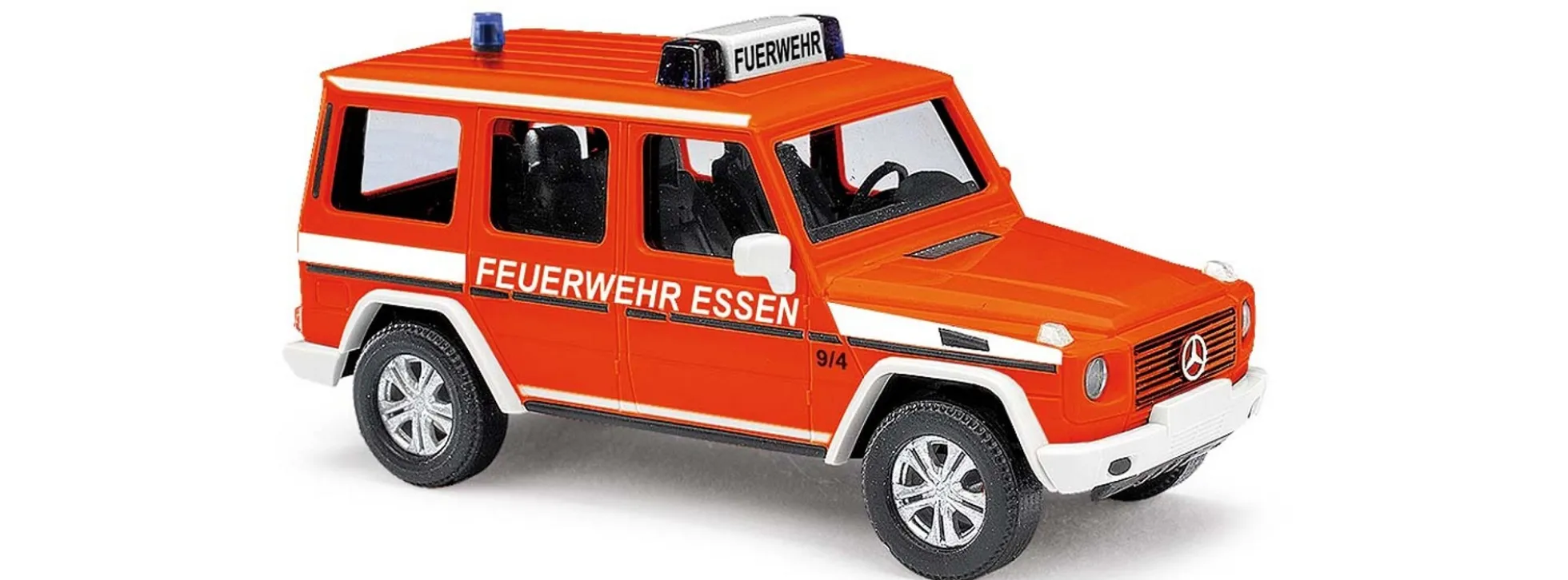 BUSCH 51418 Mercedes-Benz G-Klasse 1990 Feuerwehr Essen Blaulichtmodell 1:87