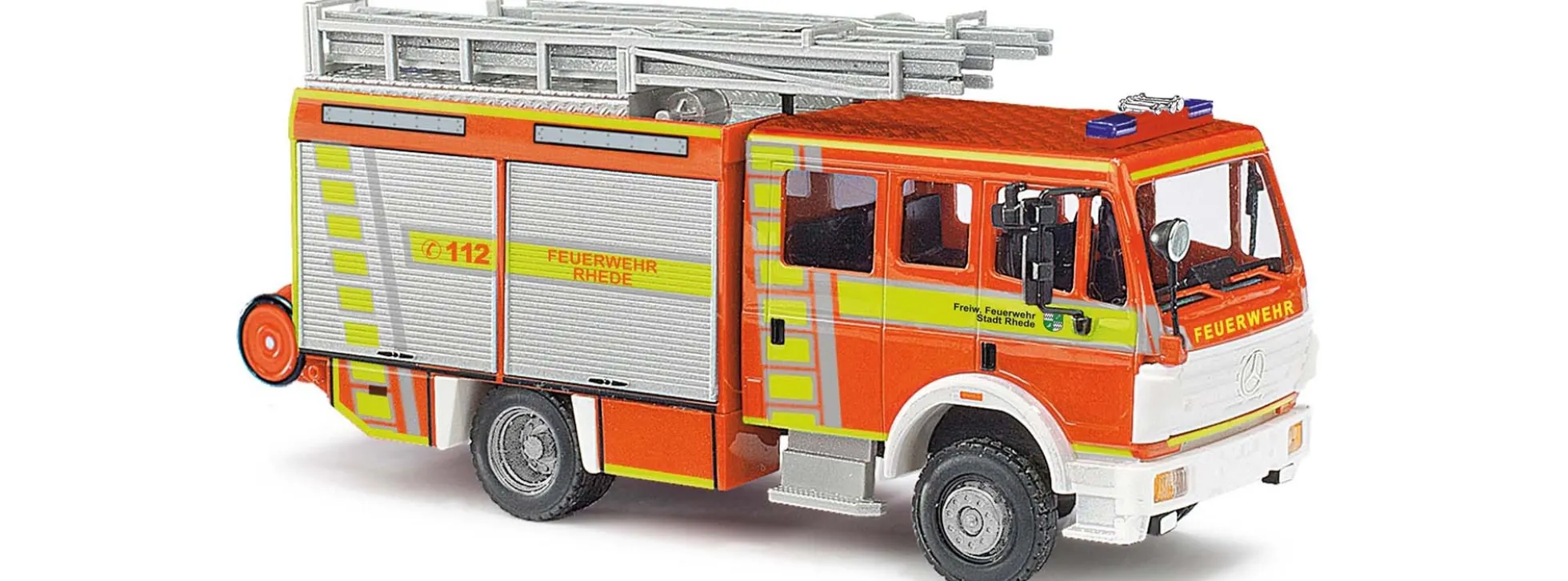 BUSCH 43820 Mercedes-Benz MK 94 1224 Feuerwehr Rhede | Blaulichtmodell 1:87
