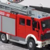 BUSCH 5607 Mercedes-Benz MK 94 incl. Blinklichtern Feuerwehr Löschfahrzeug 1:87