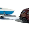 BUSCH 8334 Mercedes-Benz M-Klasse mit Boot | Modellauto 1:160