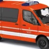 BUSCH 53451 Mercedes-Benz Sprinter Bus kurz Feuerwehr Münster Blaulichtmodell 1:87