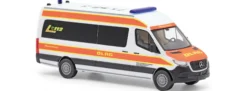 BUSCH 52633 Mercedes Benz Sprinter langer Radstand Bus DLRG Wittmund 2018 | Blaulichtmodell 1:87