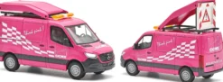 BUSCH 53471 Mercedes-Benz Sprinter Begleitfahrzeug Glomb Automodell 1:87