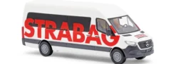 BUSCH 52632 Mercedes-Benz Sprinter langer Radstand Bus Strabag 2018 | Modellauto 1:87
