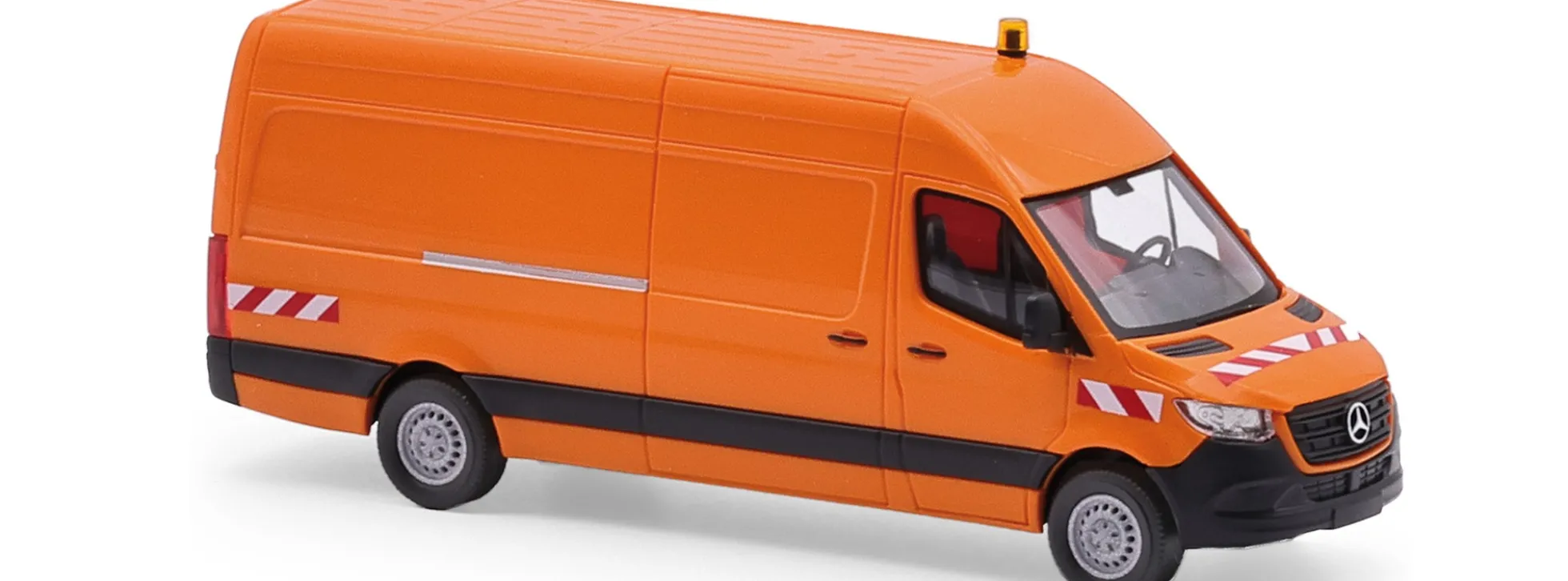 BUSCH 52636 Mercedes-Benz Sprinter Kasten langer Radstand kommunal verkehrsorange Automodell 1:87