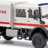 BUSCH 51084 Mercedes-Benz Unimog U 5023 Doppelkabine Johanniter 2013 | Blaulichtmodell 1:87