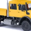 BUSCH 51080 Mercedes-Benz Unimog U 5023 Doppelkabine gelb 2013 | LKW-Modell 1:87