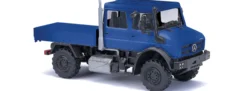 BUSCH 51082 Mercedes-Benz Unimog U 5023 Doppelkabine blau 2013 | LKW-Modell 1:87