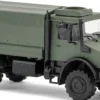 BUSCH 51058 Mercedes-Benz Unimog U5023 Militär mit Seilwinde | Militärmodell 1:87