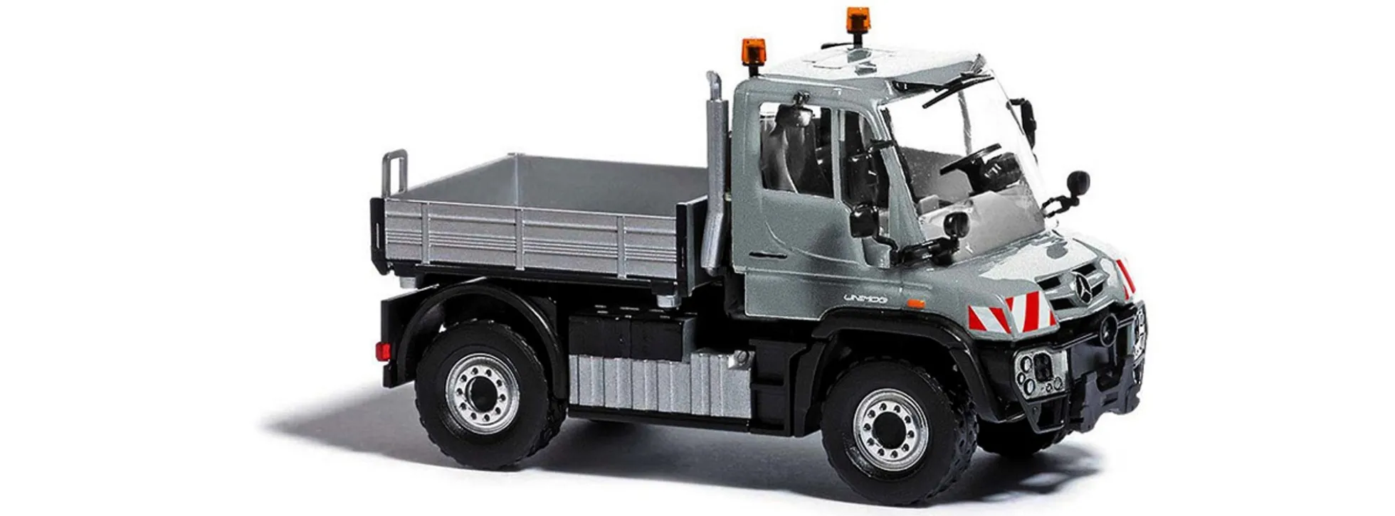 BUSCH 50917 Mercedes-Benz Unimog U430 silber Einsatzfahrzeug 1/87