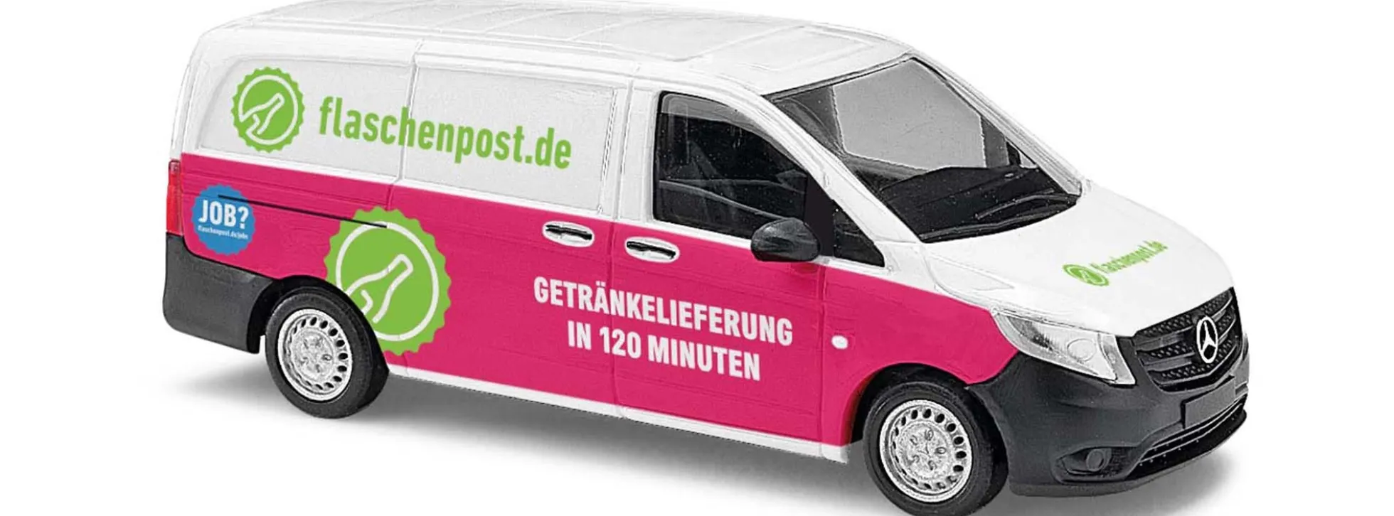 BUSCH 51106 Mercedes-Benz Vito Flaschenpost 2014 | Modellauto 1:87