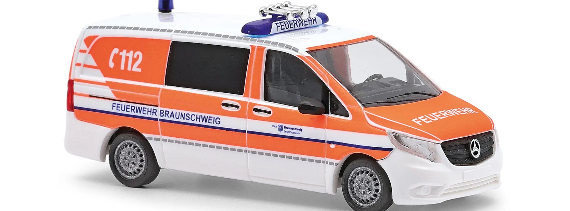 BUSCH 51156 Mercedes-Benz Vito FW Braunschweig 2014 | Blaulichtmodell 1:87