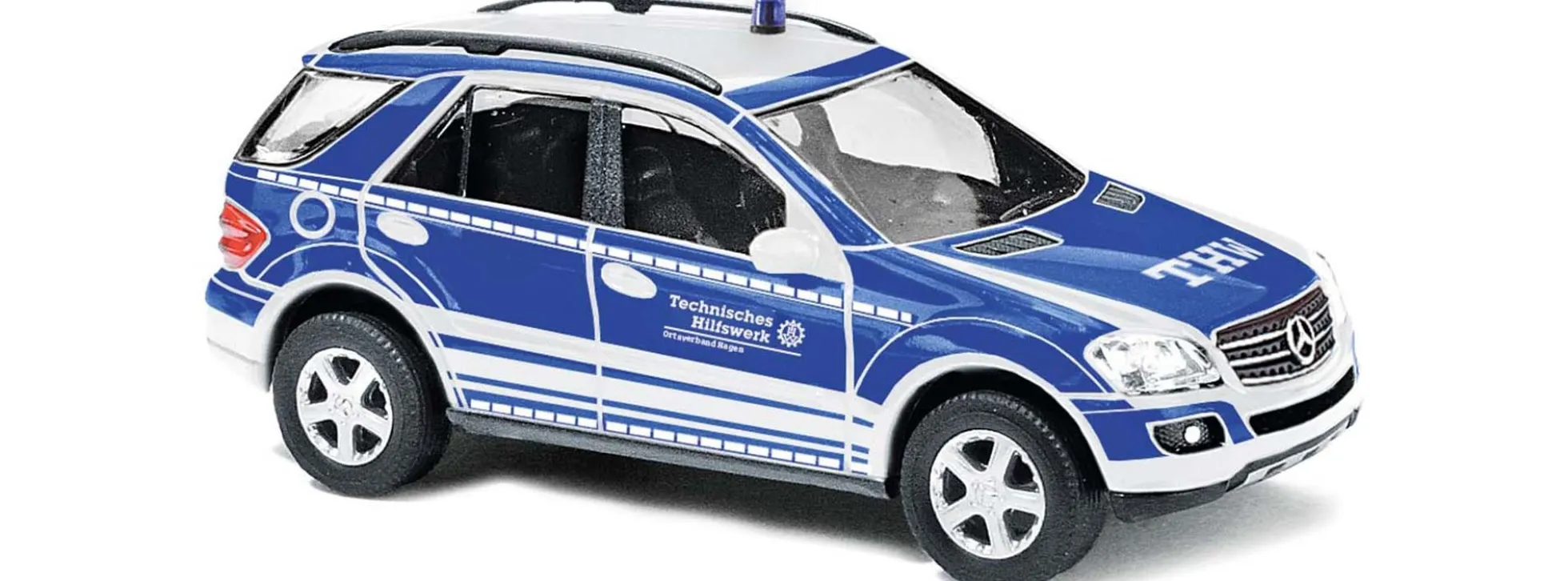 BUSCH 49821 Mercedes M Facelift THW Hagen | Blaulichtmodell 1:87