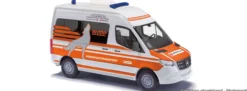 BUSCH 54055 Mercedes Sprinter kurz Malteser Wolfsburg | Blaulichtmodell 1:87