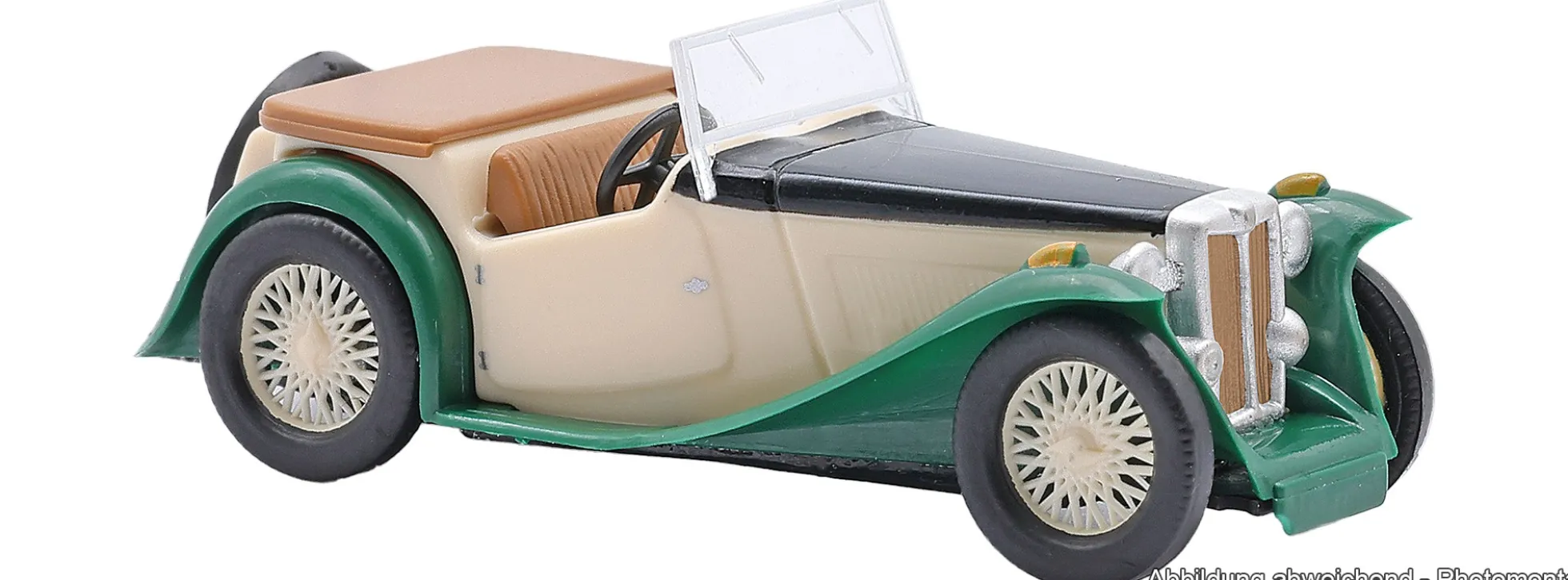 BUSCH 45920 MG Midget TC - grün/beige | Modellauto 1:87