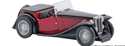 BUSCH 45919 MG Midget TC - schwarz/rot | Modellauto 1:87