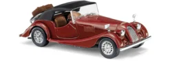 BUSCH 47152 Morgan Plus8 mit Gepäckbrücke Automodell 1:87