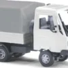 BUSCH 42250 Multicar M26 mit Pritsche und Plane Weiß 1991 | Modellauto 1:87