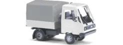 BUSCH 42250 Multicar M26 mit Pritsche und Plane Weiß 1991 | Modellauto 1:87